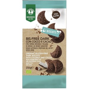 Probios bio bis-free dark con cocco e cacao 250 g