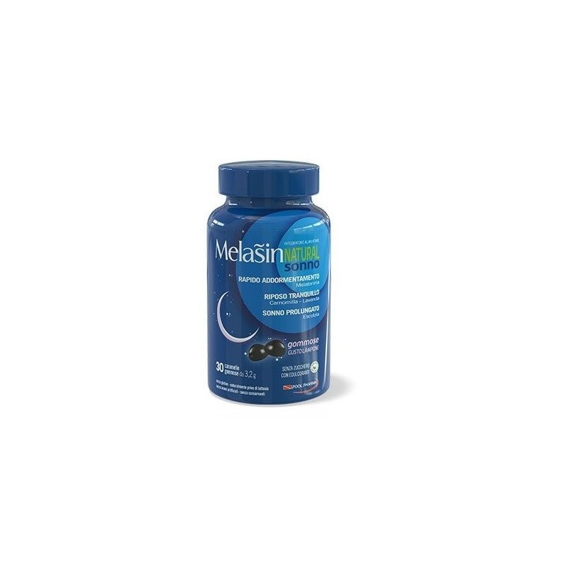 Melasin natural sonno 1mg 30 gommose