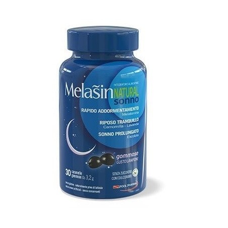 Melasin natural sonno 1mg 30 gommose
