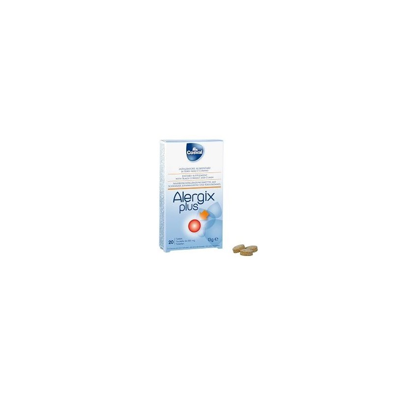Alergix plus 20 tavolette 650 mg Alergix plus 20 tavolette 650 mg