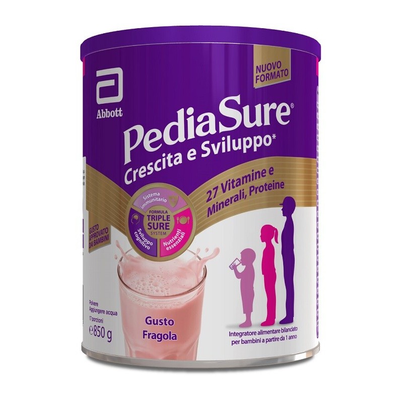 Pediasure crescita&sviluppo fragola 850 g