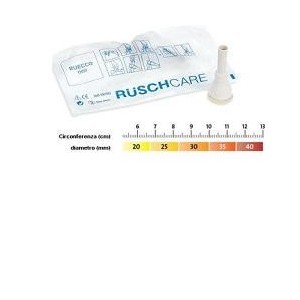 Catetere esterno ruecco tipo condom in lattice sintetico wirupren con sistema di raccordo 30mm 30 pezzi