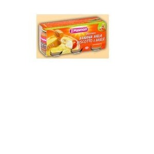 Plasmon omogeneizzato banana/mela/biscotti/miele 120 g x 3 pezzi