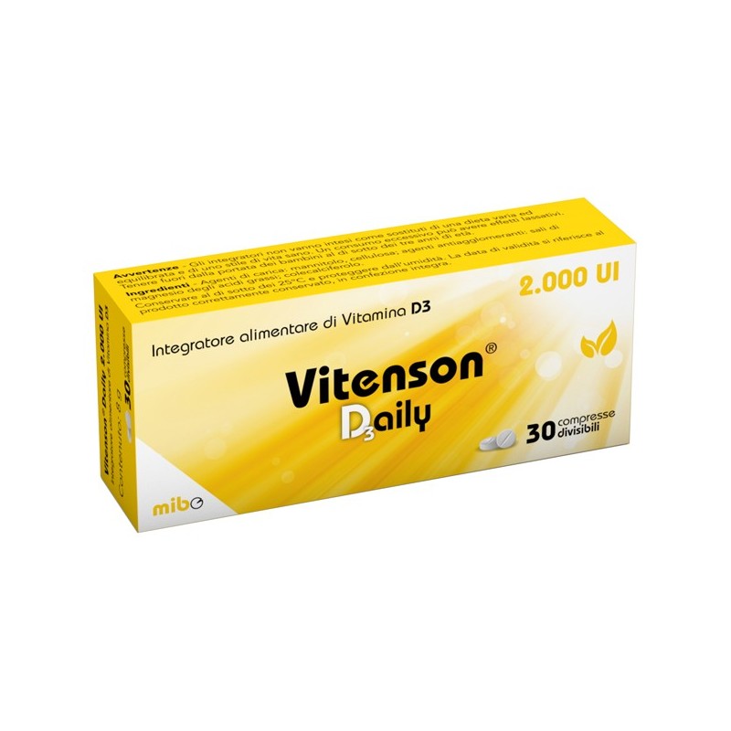 Vitenson daily d3 2000 ui 30 compresse divisibili Vitenson daily d3 2000 ui 30 compresse divisibili