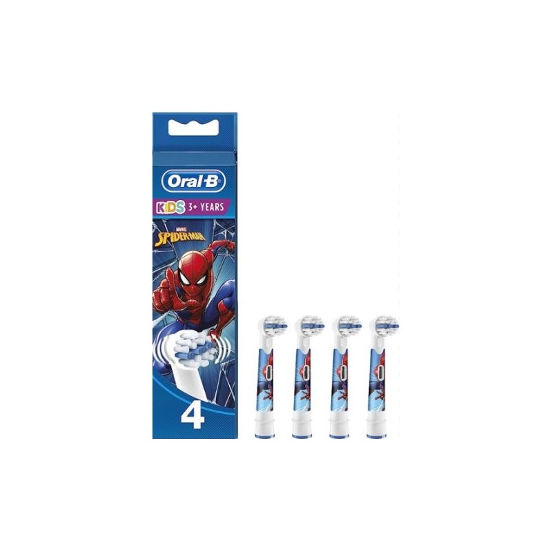 Oralb power refill eb10 spiderman 4 pezzi