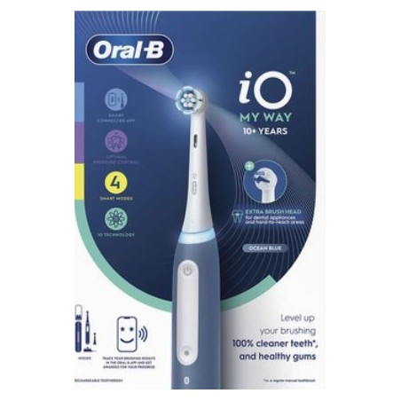 Oralb spazzolino power io4 teens blue