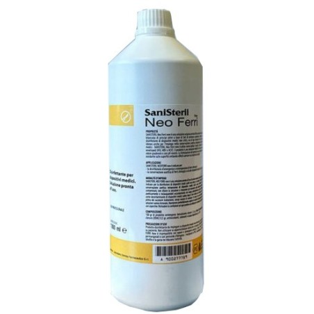 Disinfettante conservante per strumenti chirurgici dentistici e sanitari sanisteril neoferri 1000ml Disinfettante conservante per strumenti chirurgici dentistici e sanitari sanisteril neoferri 1000ml