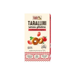 Foralle tarallini senza glutine pomodoro e origano 100 g
