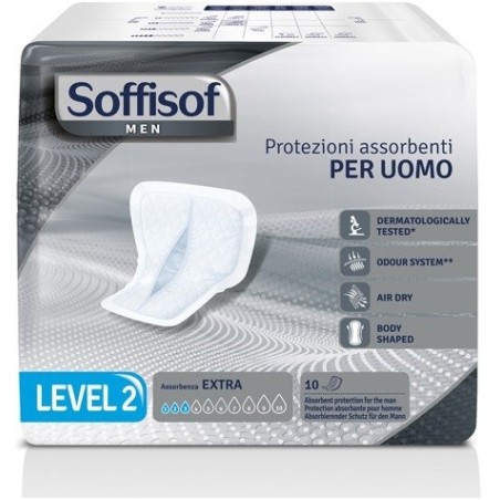 Pannolone per incontinenza sagomato soffisof men level 2 10pezzi