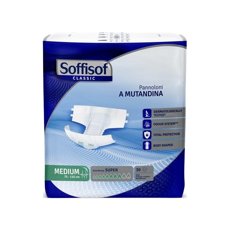 Pannolone mutandina soffisof classic super m 30 pezzi