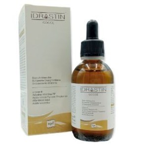 Idrastin gocce siero antimacchie schiarente depigmentante antiossidante idratante 50 ml