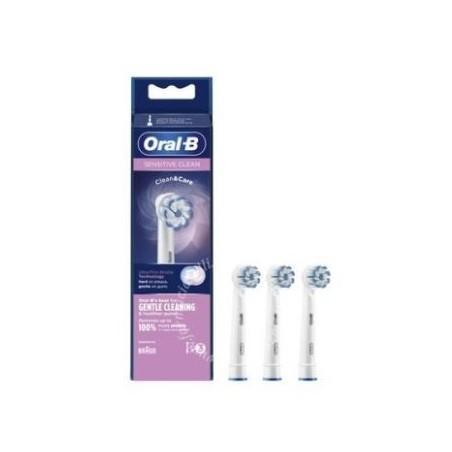Oralb power refill eb60-3 sensitive clean 3 pezzi
