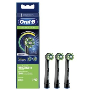 Oralb power refill eb50 crossaction black 3 pezzi