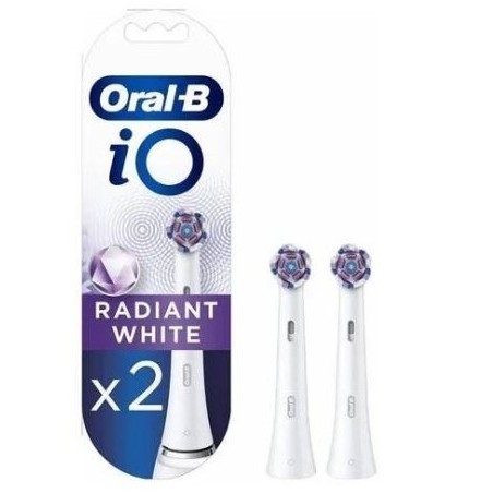 Oralb power refill io radiant white 2 pezzi