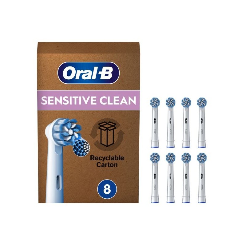 Oralb power refill eb60 sensitive 8 pezzi Oralb power refill eb60 sensitive 8 pezzi
