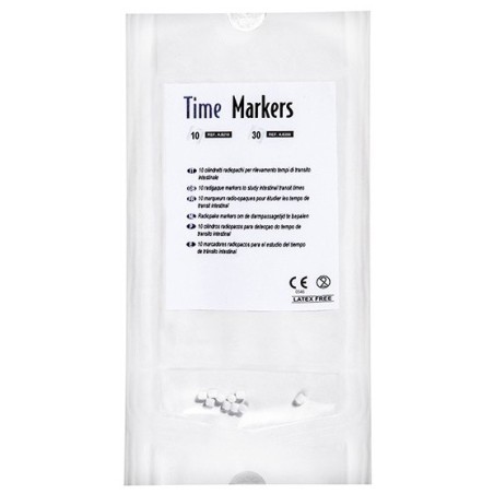 Marcatore radiopaco in granuli a base di polipropilene foodgrade e bario solfato fu time-markers per rilevamento tempodi transit Marcatore radiopaco in granuli a base di polipropilene foodgrade e bario solfato fu time-markers per rilevamento tempodi transit