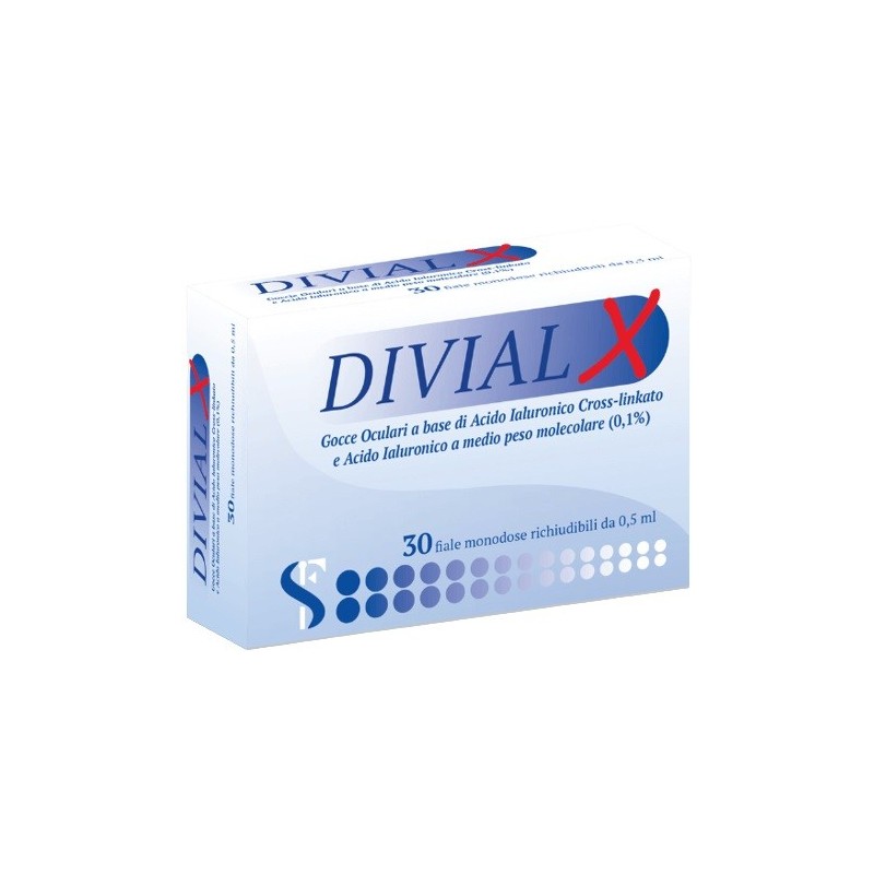 Collirio divial x 30 fiale monodose 0,5 ml