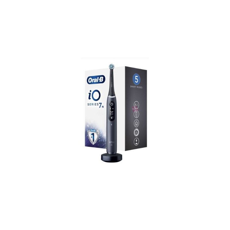 Oral-b io 7 black spazzolino elettrico + 2 refill