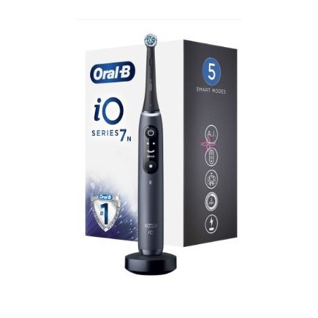 Oral-b io 7 black spazzolino elettrico + 2 refill