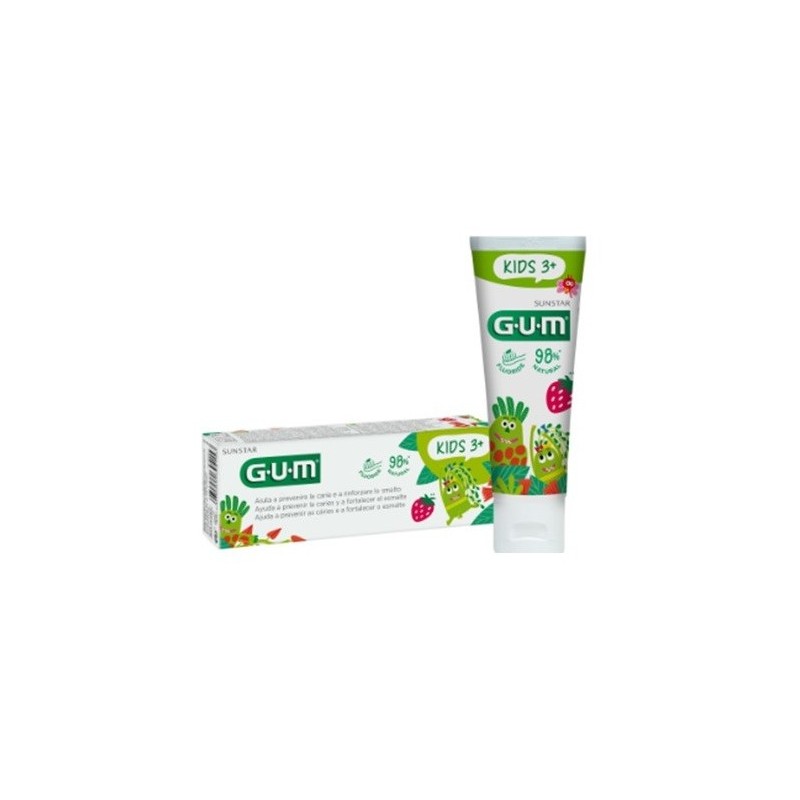 Gum kids monster 3/6 dentifricio bimbi 50 ml
