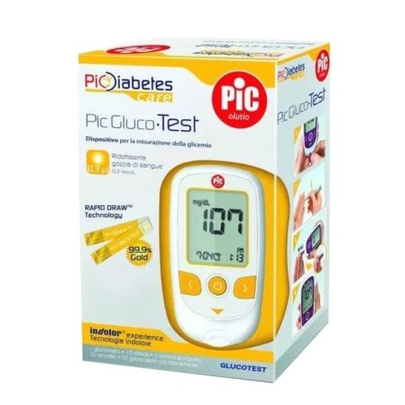 Pic kit gluco glucotest diar