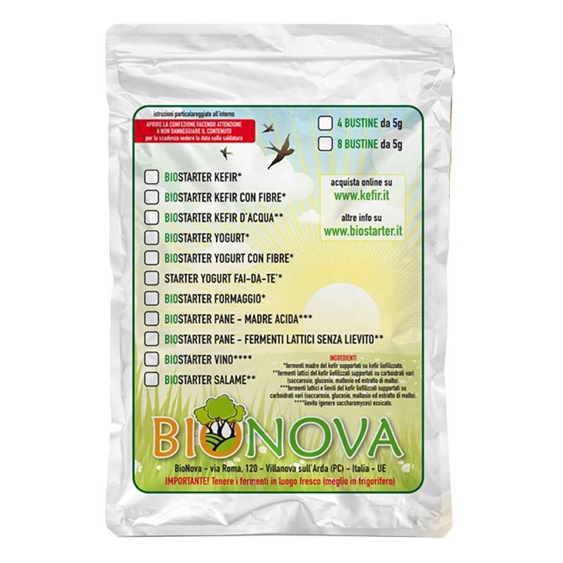 Biostarter per kefir d'acqua