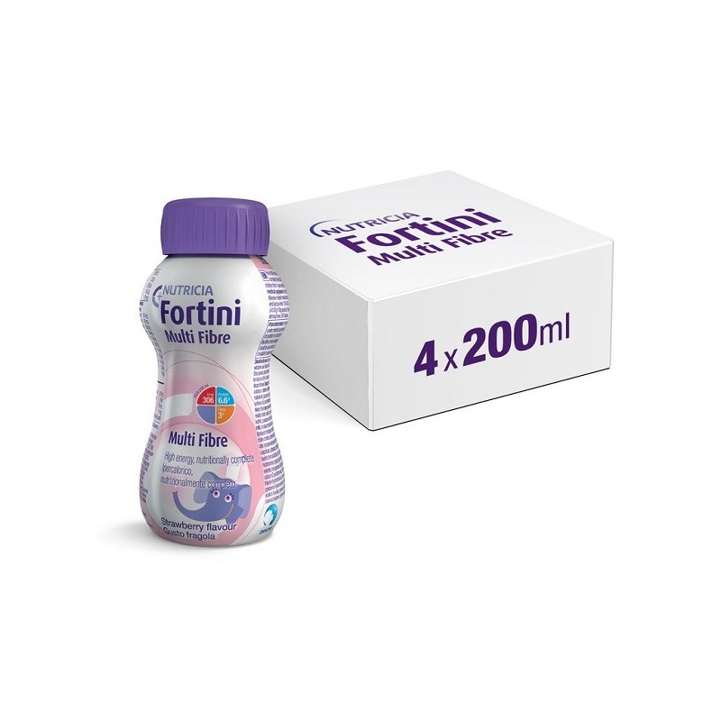 Fortini multi fibre gusto fragola 200 ml