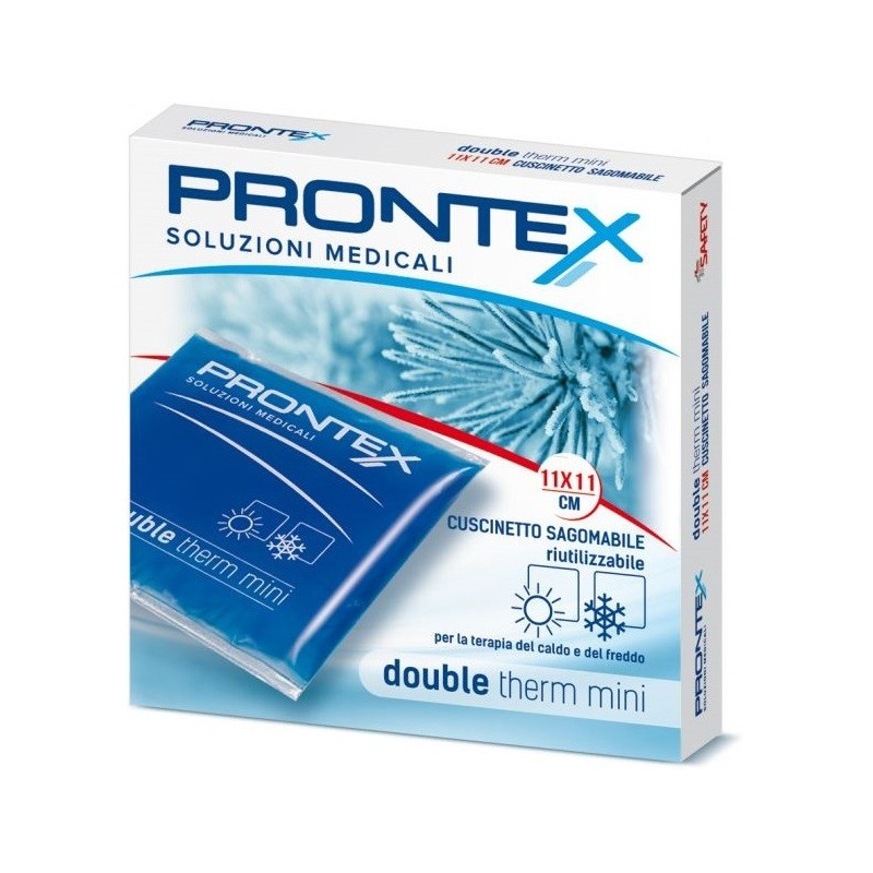 Prontex cuscinetto in gel riutilizzabile double therm 11x11cm Prontex cuscinetto in gel riutilizzabile double therm 11x11cm