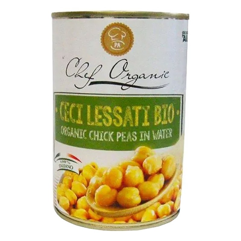 Chef organic ceci lessati 400 g