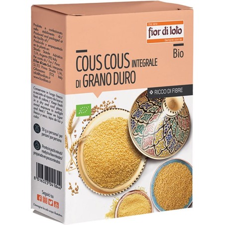 Cous cous integrale grano duro bio 500 g