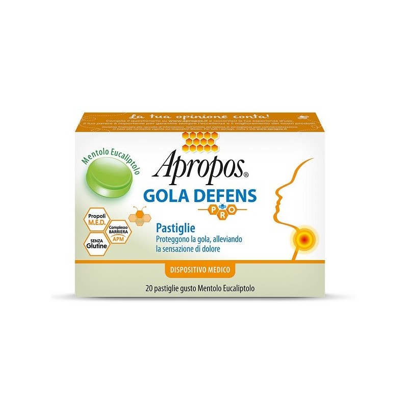 Apropos gola defens pro 20 pastiglie mentolo eucalipto