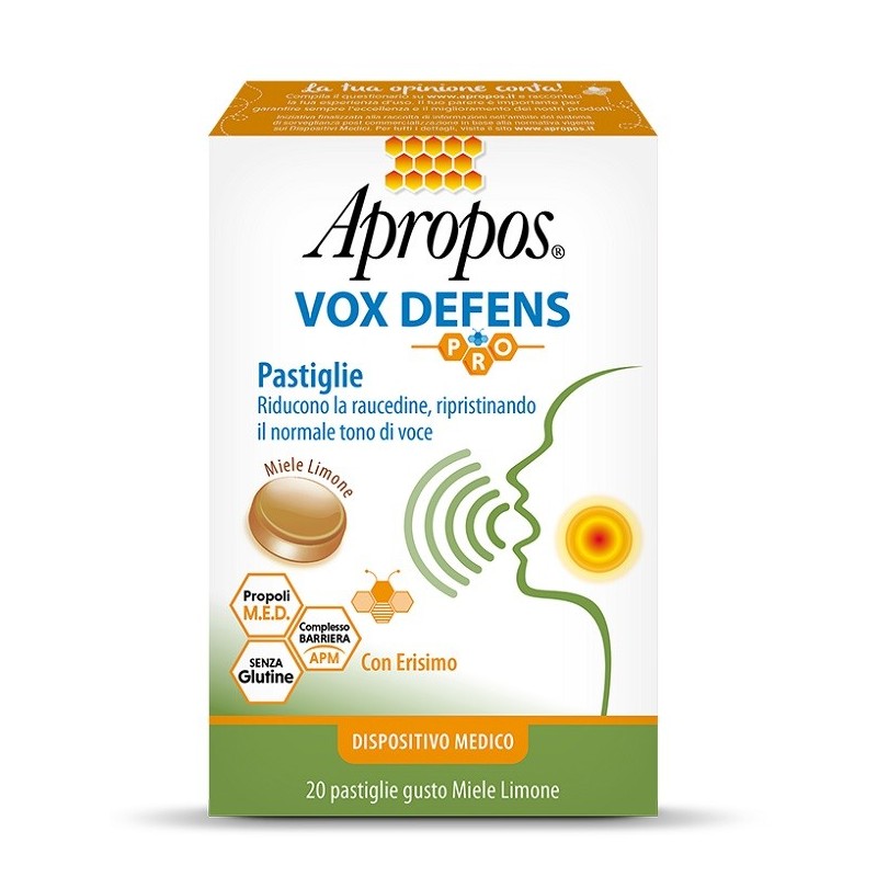 Apropos vox defens pro miele limone 20 pastiglie
