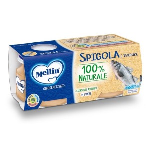 Mellin omogeneizzato di spigola e verdure 4 x 80 g