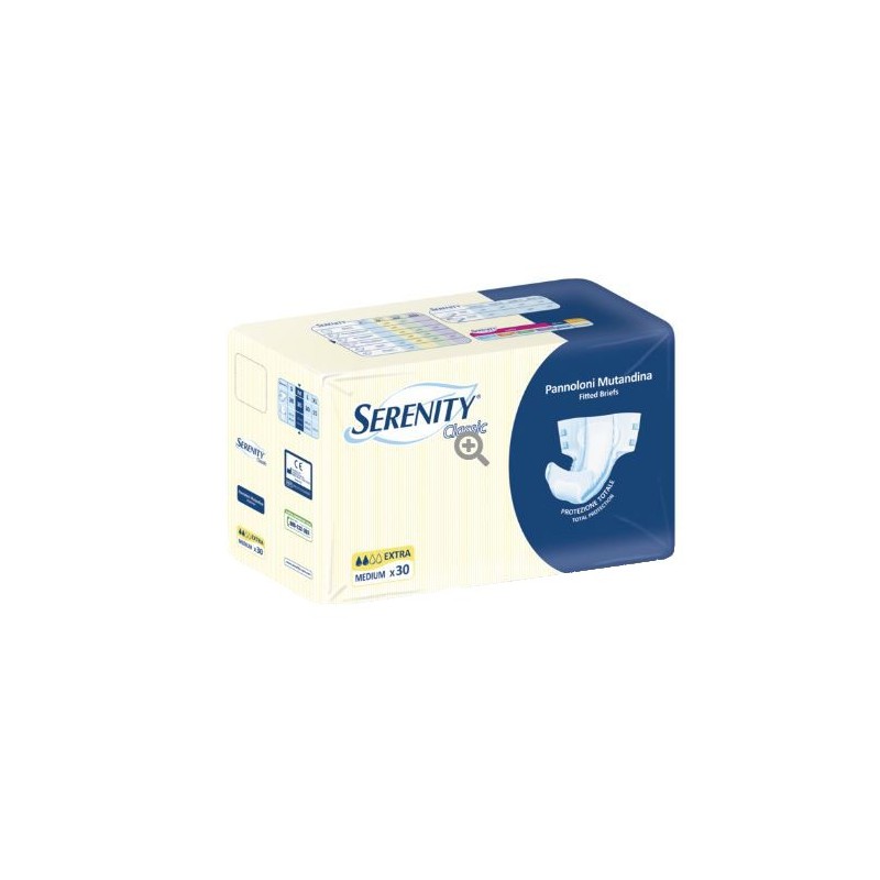Serenity pannolone a mutandina classic extra xl 15 pezzi