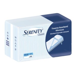 Traversa salvamaterasso per incontinenza serenity relax 60x90 cm 30 pezzi