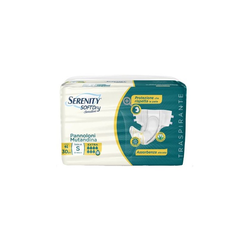 Serenity pannolone mutandina sd sensitive extra taglia l 30pezzi