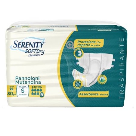 Serenity pannolone mutandina sd sensitive extra taglia l 30pezzi