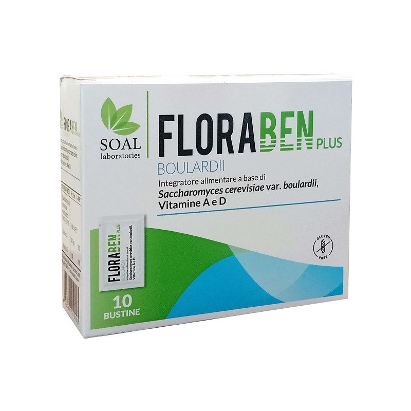 Floraben plus boulardii 10 bustine Floraben plus boulardii 10 bustine