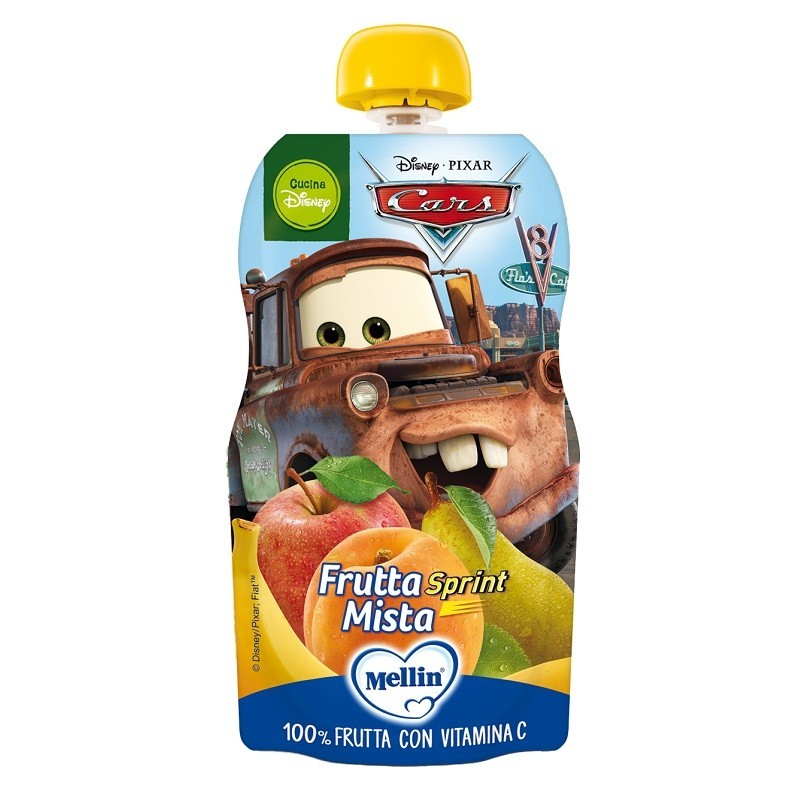 Pouch disney cars frutta mista 110 g