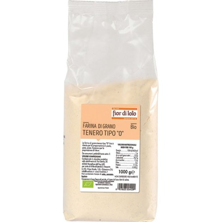 Farina fine di grano tenero 0 biologico 1000 g