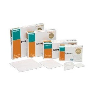 Medicazione sterile in fibre di cellulosa etilsolfonata gelicante durafiber assorbente 10x10cm 10 pezzi