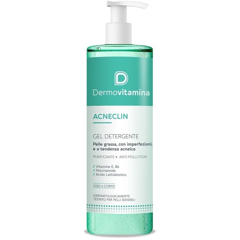 Dermovitamina acneclin gel detergente 400 ml Dermovitamina acneclin gel detergente 400 ml