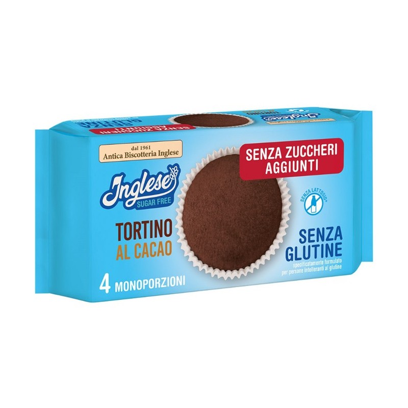 Inglese tortino cacao senza zuccheri aggiunti 160 g Inglese tortino cacao senza zuccheri aggiunti 160 g