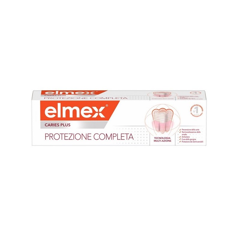 Elmex dentifricio caries plus protezione completa 75 ml
