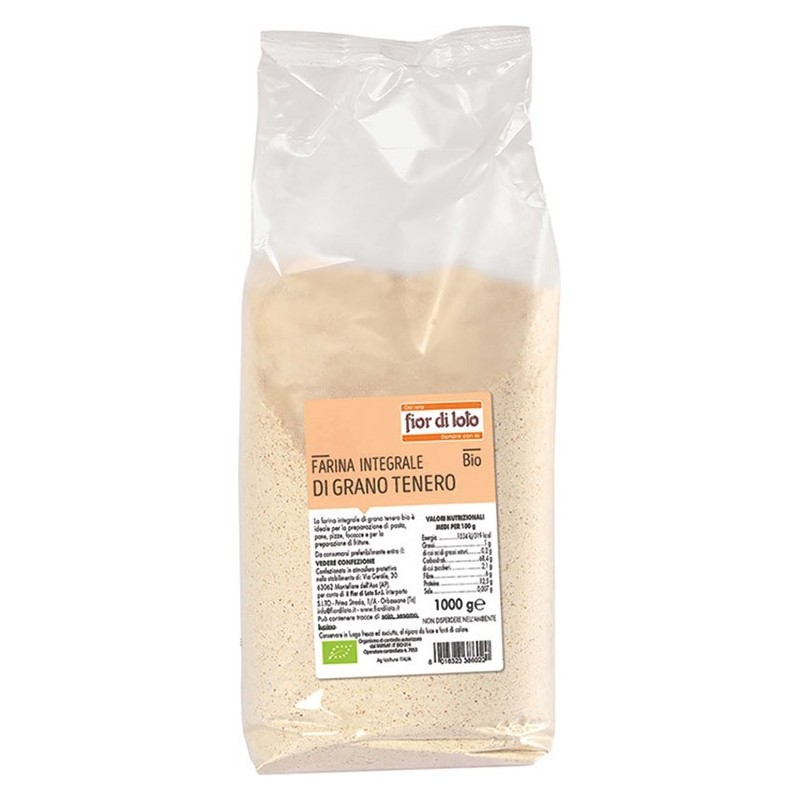 Farina integrale di grano tenero 1 kg
