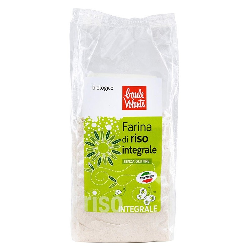 Farina riso integrale senza glutine bio 375 g