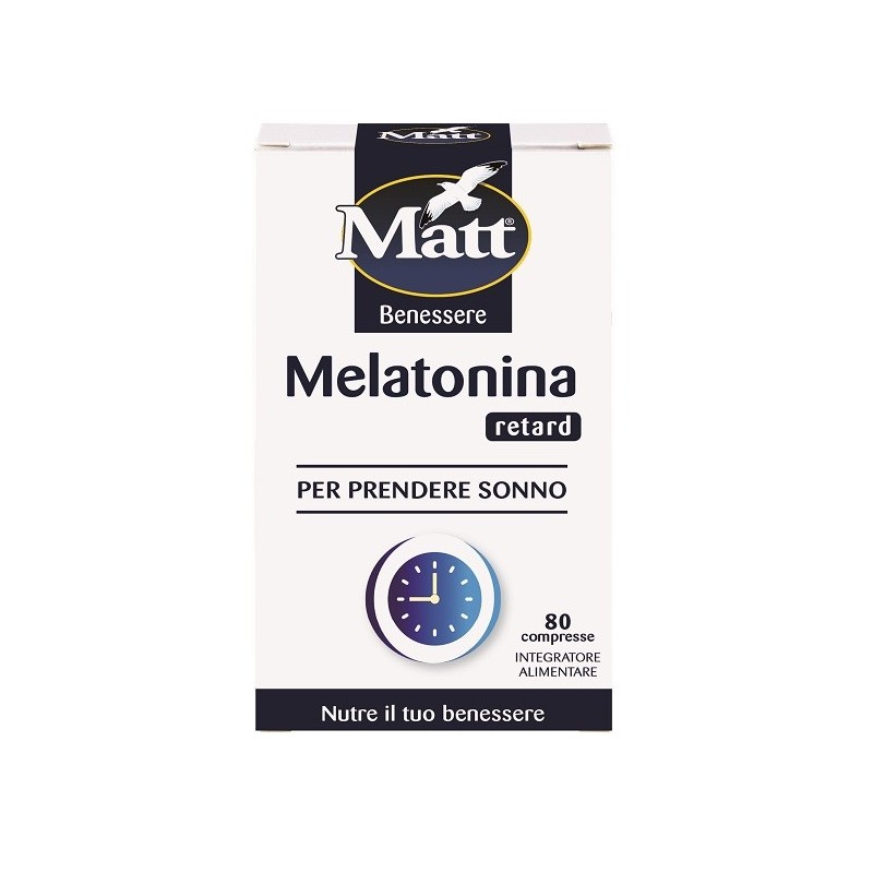 Matt benessere melatonina retard 80 compresse
