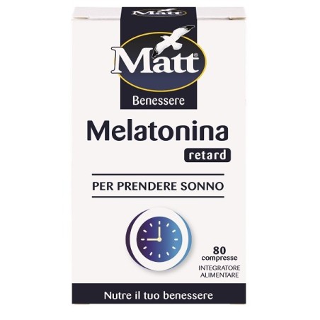 Matt benessere melatonina retard 80 compresse