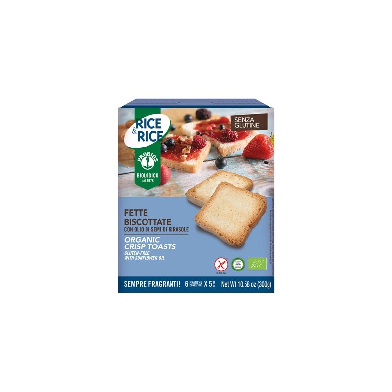 Rice&rice fette biscottate con olio di semi di girasole 300g