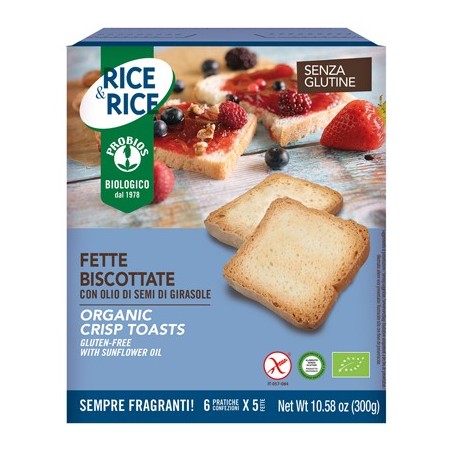 Rice&rice fette biscottate con olio di semi di girasole 300g